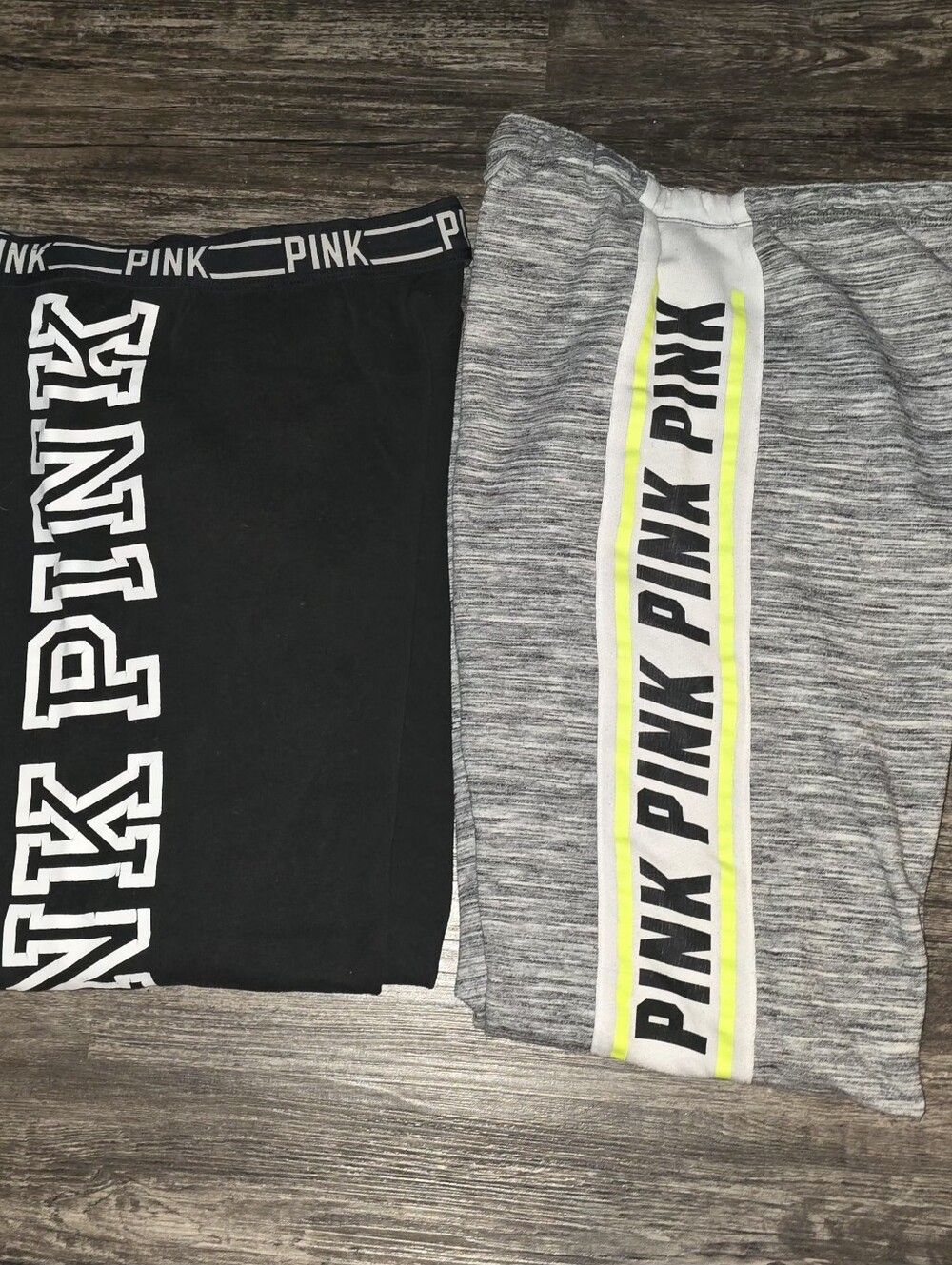 VS PINK Sweatpants Lot 2pr Medium Large Victoria Secret.